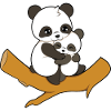 Panda Bear Family Hug