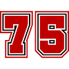 75 number symbol