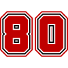 80 Zahl Symbol