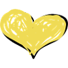 yellow heart