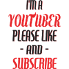 Youtuber Like and Subscribe
