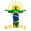 Cristo Redentor Brazil Flag