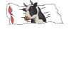 Kuh Schlafshirt Kühe Geschenk