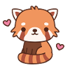 Love Cute Red Panda