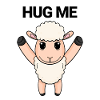 Embrace - Hug Me - Sheep Motif