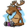 Svezia Moose Renna Mirtilli Blubber Comic