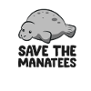 Save The Manatees Funny Manatee