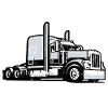 Trucker American Flag Truck Driver