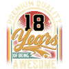 18° compleanno 18 anni vintage retrò