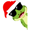 Frosch Weihnachten