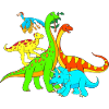 Compleanno di Dino 5 anni Dinosauri colorati