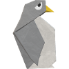 Origami I Pinguin I Tier I hübsch I süss I traurig