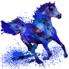 horse, blue,graffiti,painting,stallion
