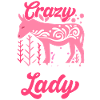 Crazy Donkey Lady Funny Donkey