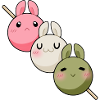 Lapins Kawaii Dango