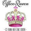 Office Queen schwarzer Text