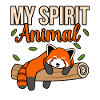 Mon Animal Pandas Roux Mignon