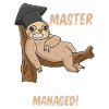 Master's degree somehow managed