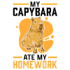 Capybara devoirs mangé capybara