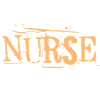Tattooed nurse. Hospital, funny