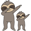 Dabbing Sloths