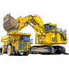 Excavatrice Monster avec camion