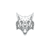 Muay Thai Wolf Logo