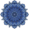 Mandala blau