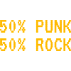 50% Punk 50% Rock