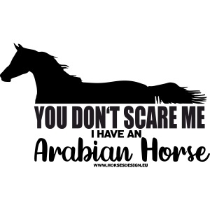 You don't scare me - Arabian Horse