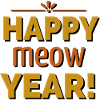 Happy new / meow year