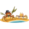 Crab with Girlfriend - Engagement Gift