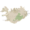 Map of Iceland