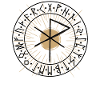 RUNE for kærlighed Runic alfabet Furthark Vikings