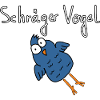 Schräger Vogel