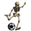 Skull Football Football Player Skeleton Costume