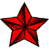 Stern red star