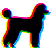 CMYK Poodle