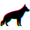 CMYK German Shepherd