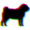 CMYK Pug