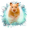 hamster, graffiti,malerei,grün,goldhamster