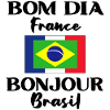 Brésil France Drapeau Brésilien Cadeau