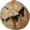Tree Disc Wolf