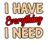 I have everything romantic