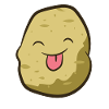Potato - sticks out tongue