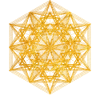 Geometric dimensional Metatrons Cube