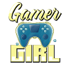 Gamer Girl Cute Anime Style Video Gamer Girl