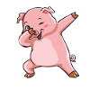 Dabbing Pig Winner Sow