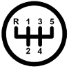 Gear Shift 5 Speed