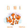 funny clownfish